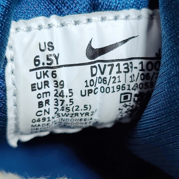 Nike Air Huarache Run Low Light Stone Marina Sneakers Big Kids Shoes Size 6.5Y - Picture 9 of 9